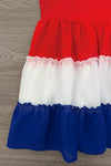 Mom & Me - Red, White & Blue Ruffle Dress | Sparkle in Pink