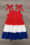 Mom & Me - Red, White & Blue Ruffle Dress | Sparkle in Pink