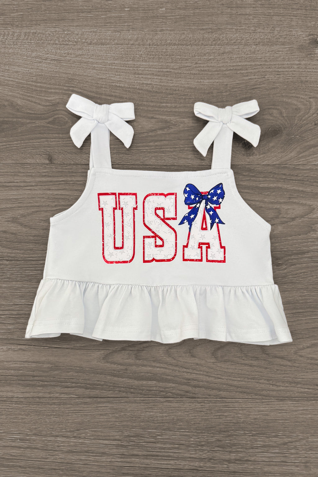 "USA" Tank Sequin Short Set | Sparkle in Pink