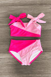 Mom & Me - Pink Colorblock Bikini - Sparkle in Pink