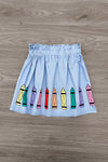 "Be Kind" Crayon Skirt Set | Sparkle in Pink
