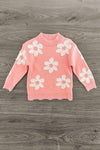 Pink Pearl Flower Sweater Legging Set | Sparkle in Pink