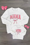 Mom & Me - "Mama & Mini" Pink Bow Top | Sparkle in Pink