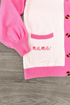 Mom & Me - "Mama & Mini" Pink Sweater Cardigan | Sparkle in Pink