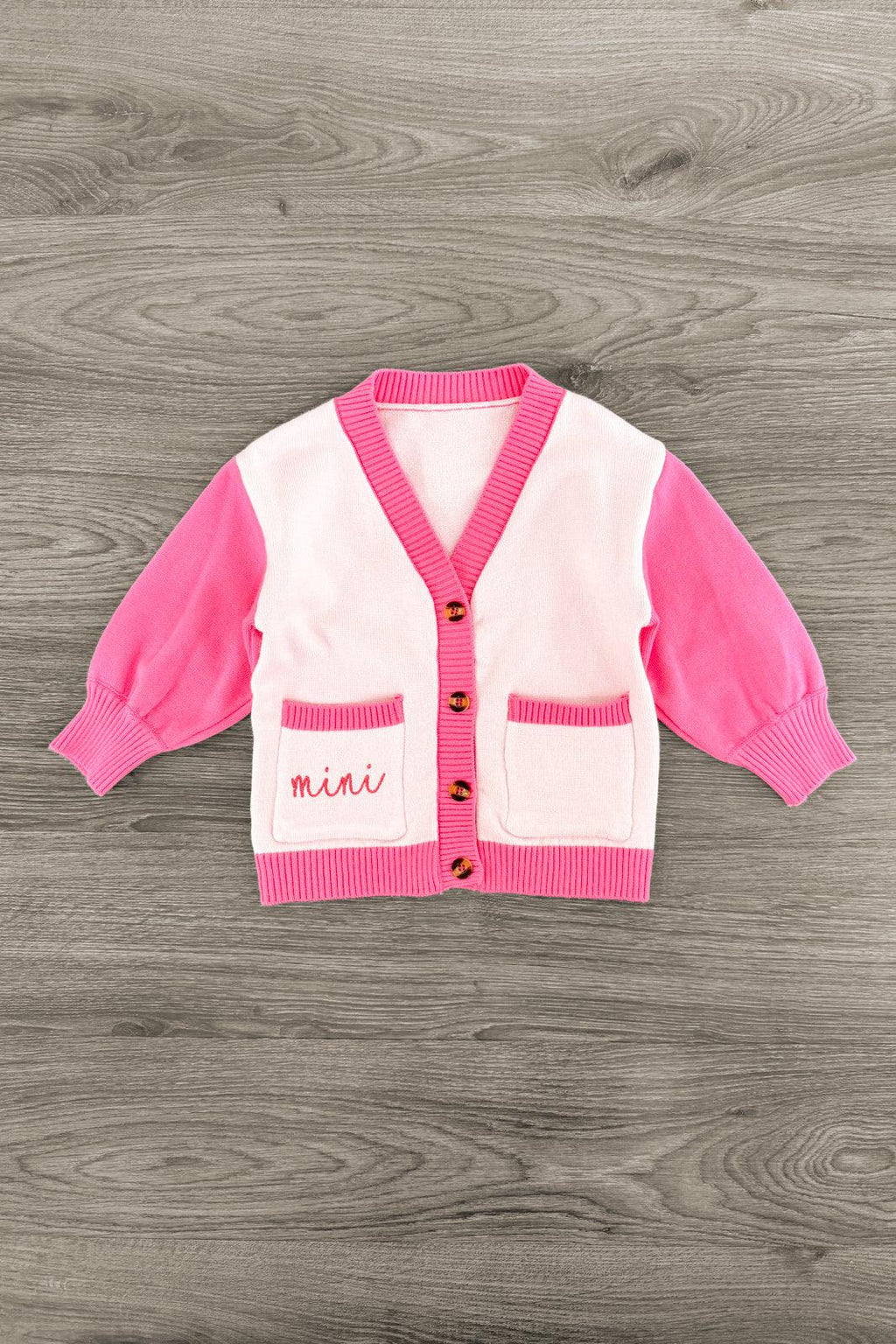 Mom & Me - "Mama & Mini" Pink Sweater Cardigan | Sparkle in Pink