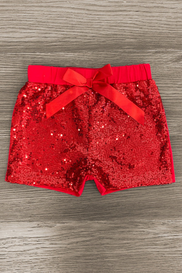 "You Make The Whole Class Shimmer" Sequin Short Set - Sparkle in Pink