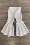 Holographic Bell Bottoms - Sparkle in Pink