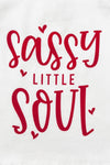 "Sassy Little Soul" Red Gingham Skirt Set | Sparkle in Pink