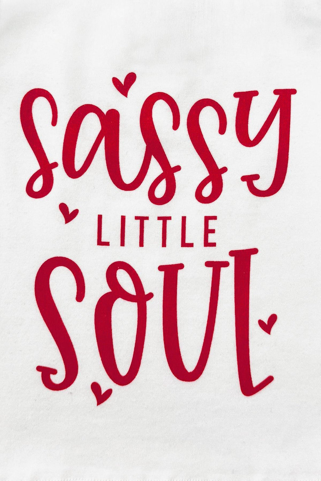 "Sassy Little Soul" Red Gingham Skirt Set | Sparkle in Pink