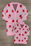Mom & Me - Pink Apple Cardigan | Sparkle in Pink