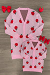 Mom & Me - Pink Apple Cardigan | Sparkle in Pink