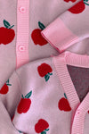 Mom & Me - Pink Apple Cardigan | Sparkle in Pink