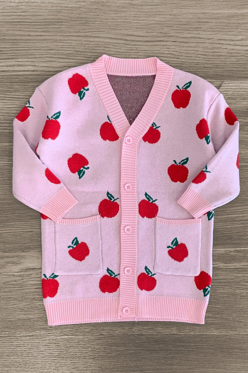 Mom & Me - Pink Apple Cardigan | Sparkle in Pink
