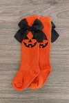Halloween Bow Socks | Sparkle in Pink
