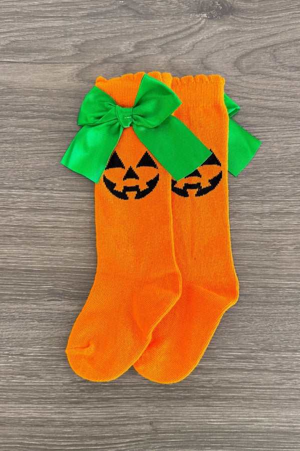 Halloween Bow Socks | Sparkle in Pink