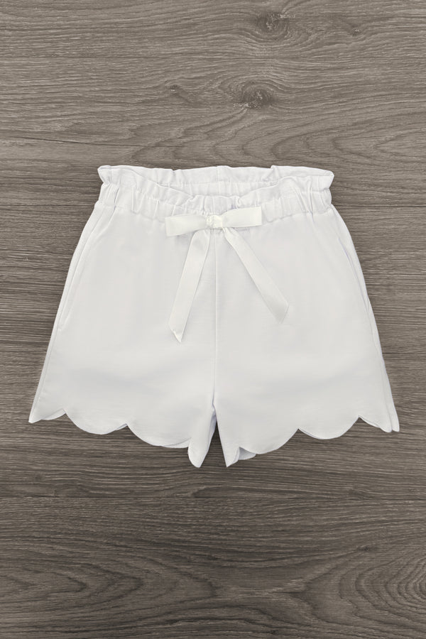 Blue & White Flower Short Set | Sparkle in Pink