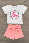 "Be You..." Pink Short Set | Sparkle in Pink
