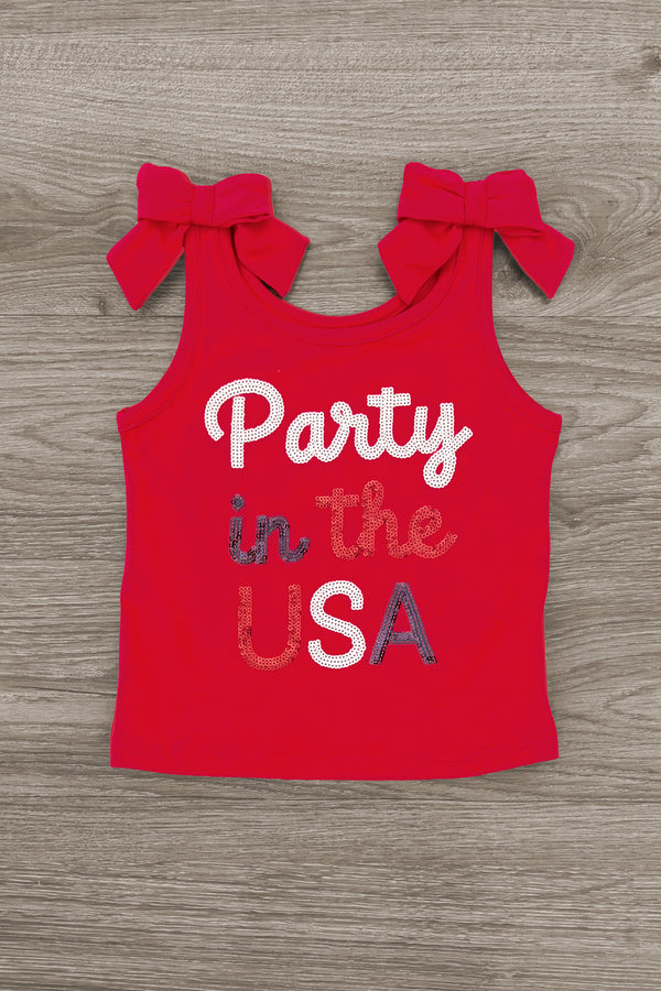 "Party In The USA" Skirt Set | Sparkle in Pink