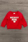 Mom & Me - "Merry Mama & Mini" Chenille Patch Top | Sparkle in Pink