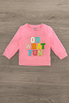 "Oh What Fun" Velvet Sequin Bell Bottom Set | Sparkle in Pink