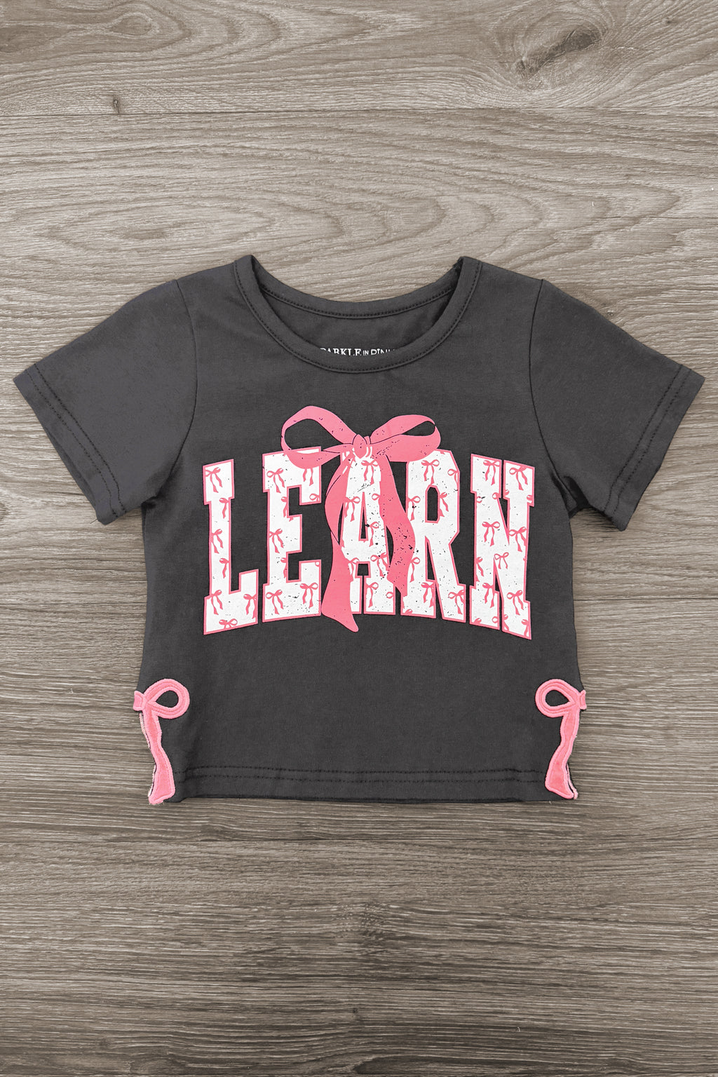 Mom & Me - "Teach & Learn" Pink Bow Top & Pant Set | Sparkle in Pink