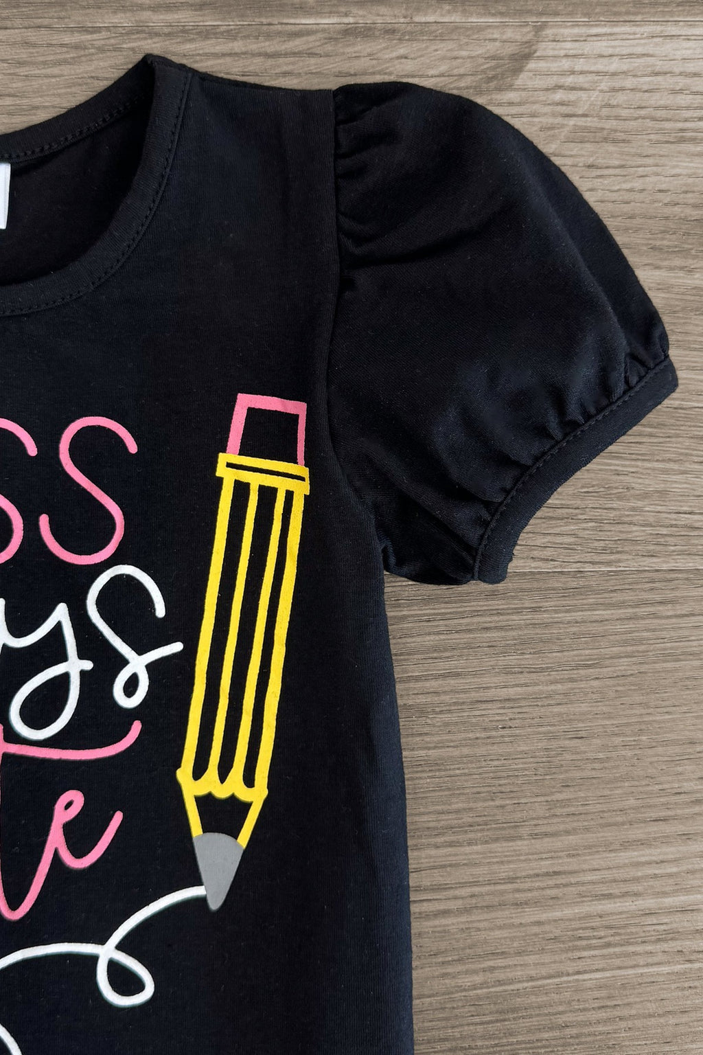 "Miss Always Write" Suede Skirt Set | Sparkle in Pink