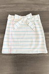 "Miss Always Write" Suede Skirt Set | Sparkle in Pink