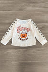 "Howdy Pumpkin" Suede Bell Bottom Set | Sparkle in Pink
