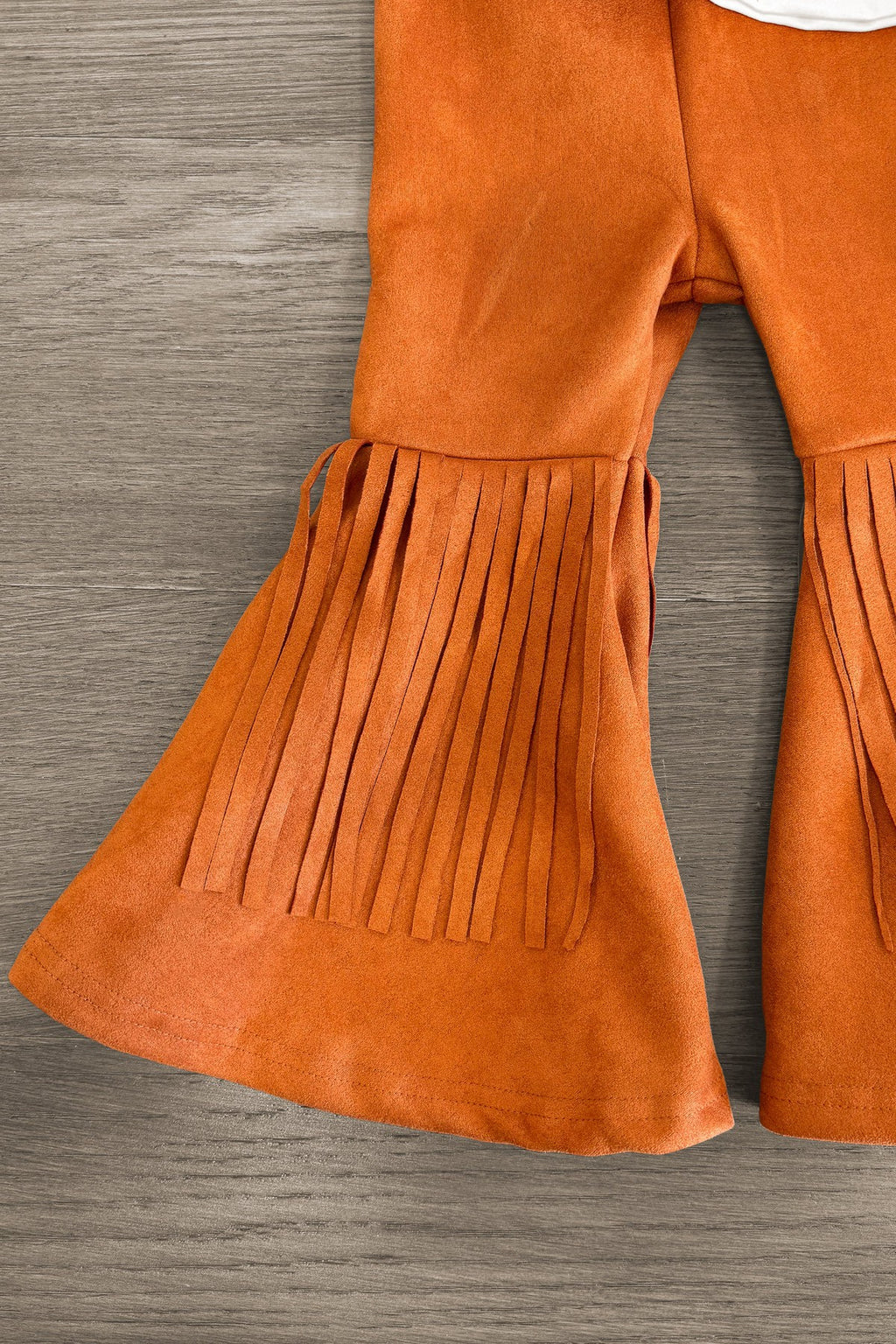 "Howdy Pumpkin" Suede Bell Bottom Set | Sparkle in Pink