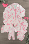 Mom & Me - Pink Candy Cane Pajamas | Sparkle in Pink