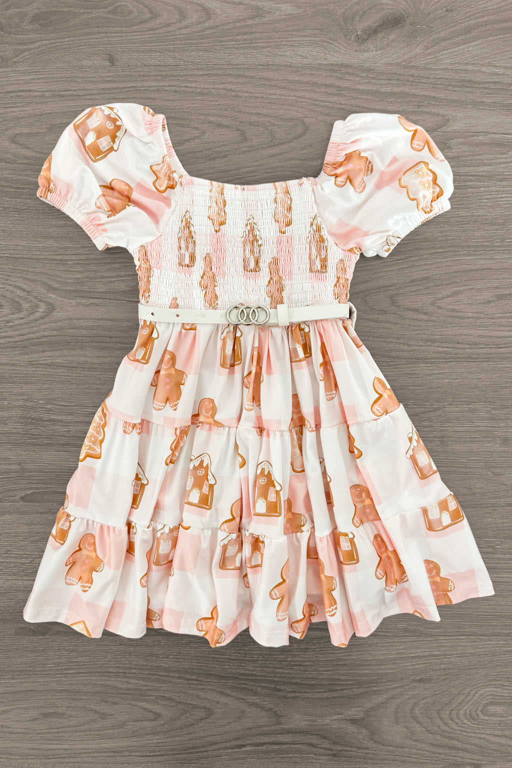 Pink Gingerbread Cookie Dress | Sparkle in Pink