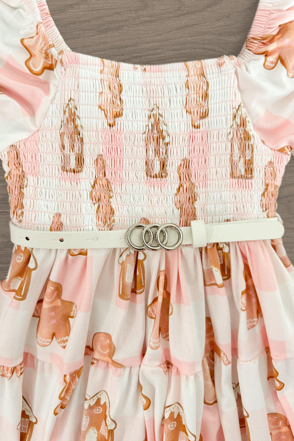 Pink Gingerbread Cookie Dress | Sparkle in Pink