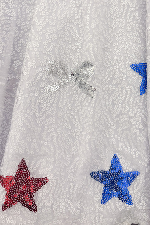 Sequin Bows & Stars Dress