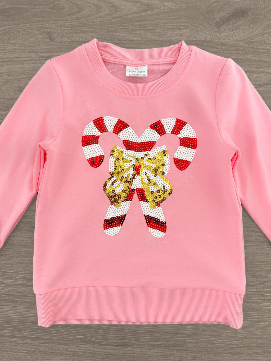 Sequin Candy Cane Skirt Set | Sparkle in Pink