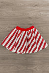 Sequin Candy Cane Skirt Set | Sparkle in Pink