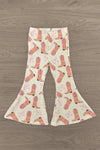 "Howdy" Pink Cowgirl Bell Bottom Set | Sparkle in Pink