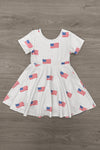 American Flag Glitter Dress