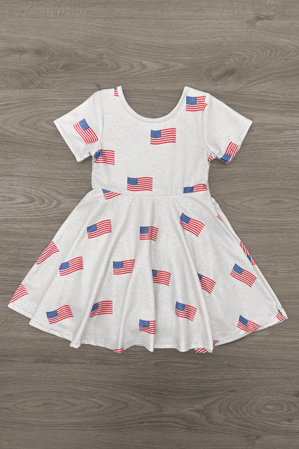 American Flag Glitter Dress