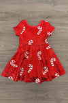 Red Sequin Candy Cane Dress | Sparkle in Pink