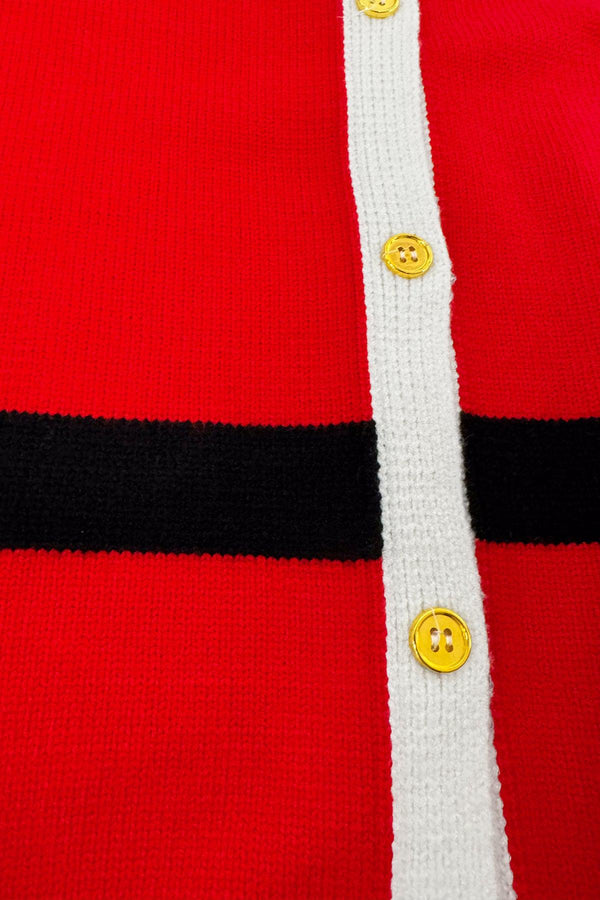 Mom & Me - Red Santa Claus Cardigan | Sparkle in Pink