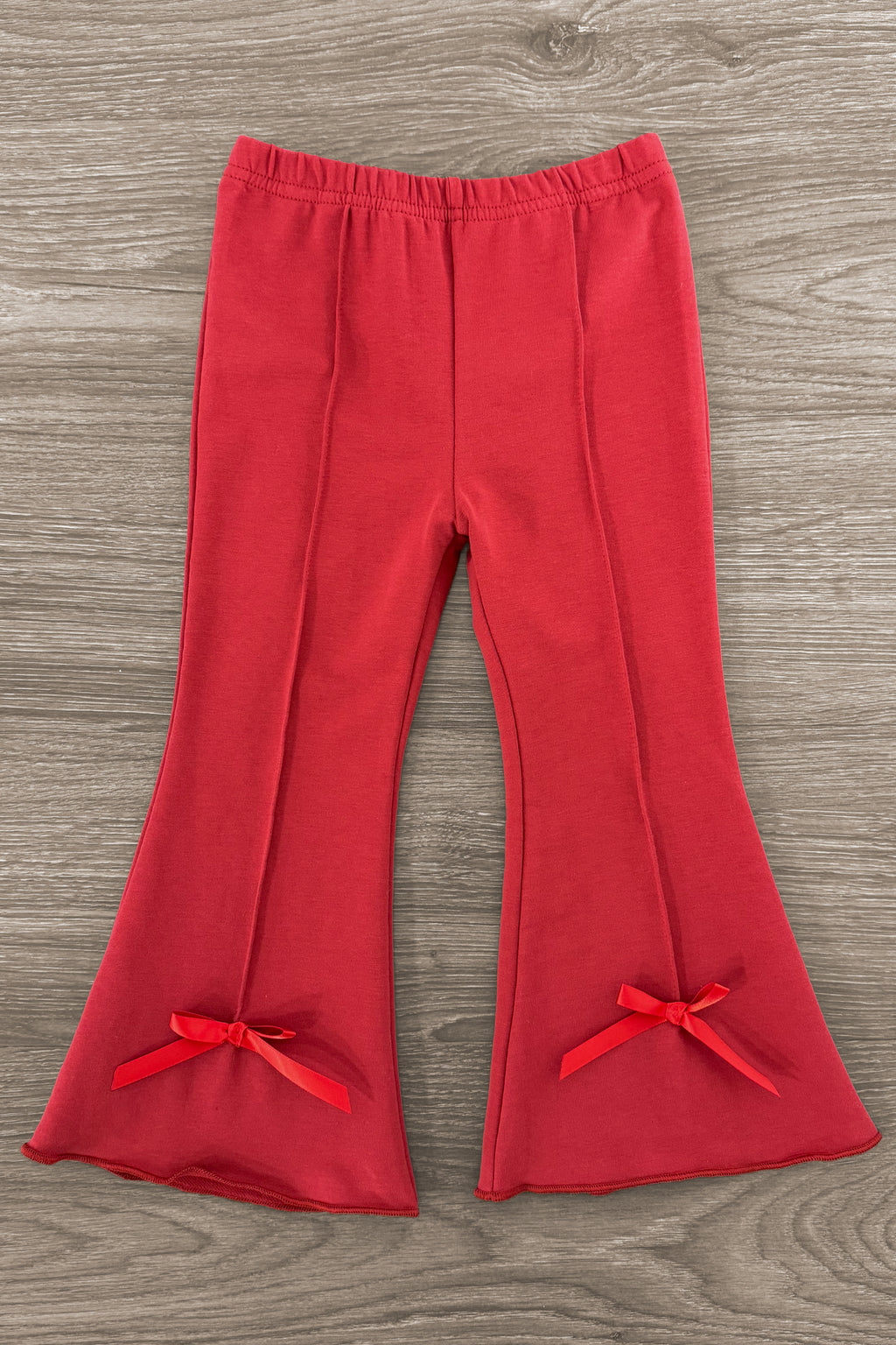 "Merry" Knit Pink Sweater Flare Pant Set | Sparkle in Pink