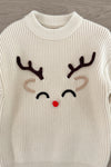 Reindeer Knit Sweater - Boy or Girl | Sparkle in Pink