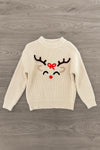 Reindeer Knit Sweater - Boy or Girl | Sparkle in Pink