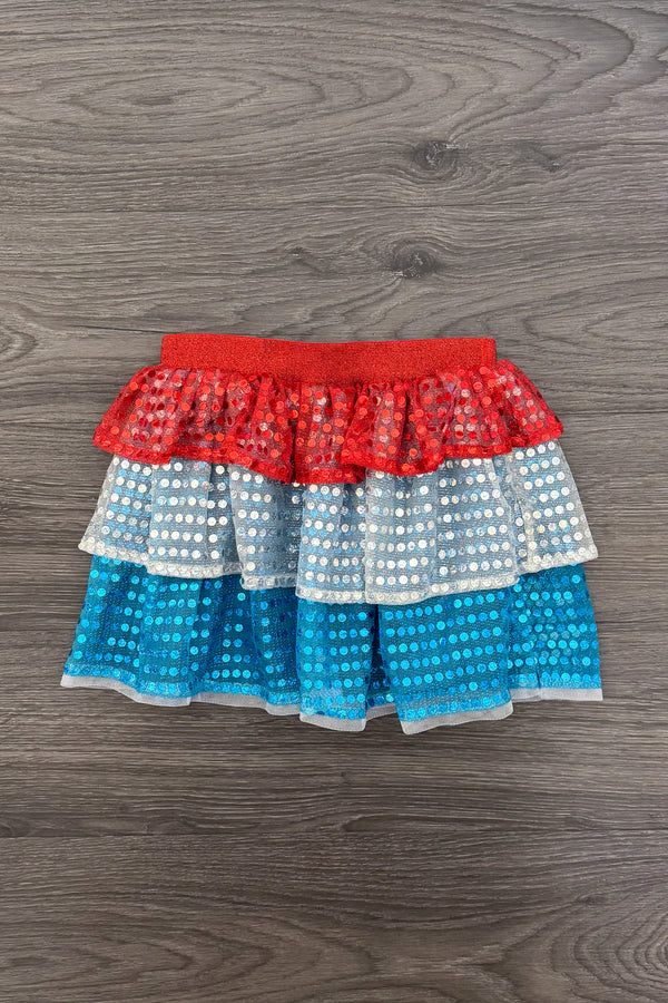 Mom & Me - "USA" Top & Skirt Set | Sparkle in Pink