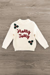 "Holly Jolly" Velvet Bell Bottom Set | Sparkle in Pink