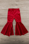 "Holly Jolly" Velvet Bell Bottom Set | Sparkle in Pink