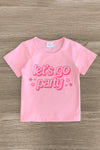 "Let's Go Party" Pink Sequin Skirt Set | Sparkle in Pink