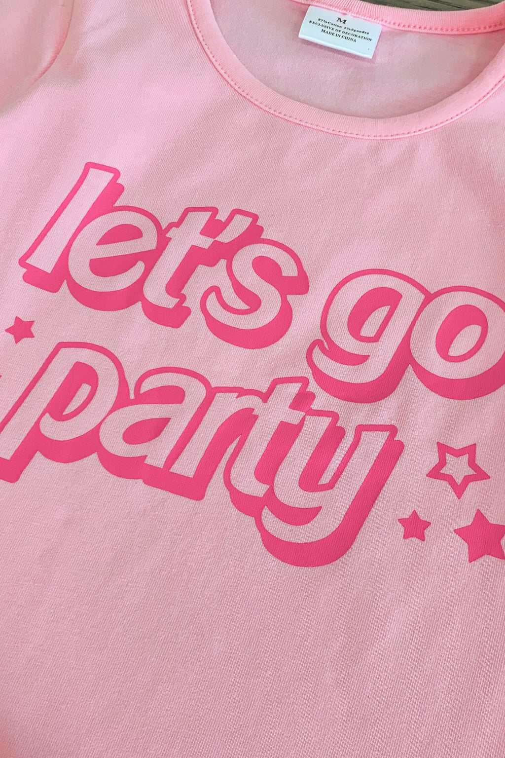 "Let's Go Party" Pink Sequin Skirt Set | Sparkle in Pink