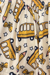Pencil Bow Suspender Skirt Set