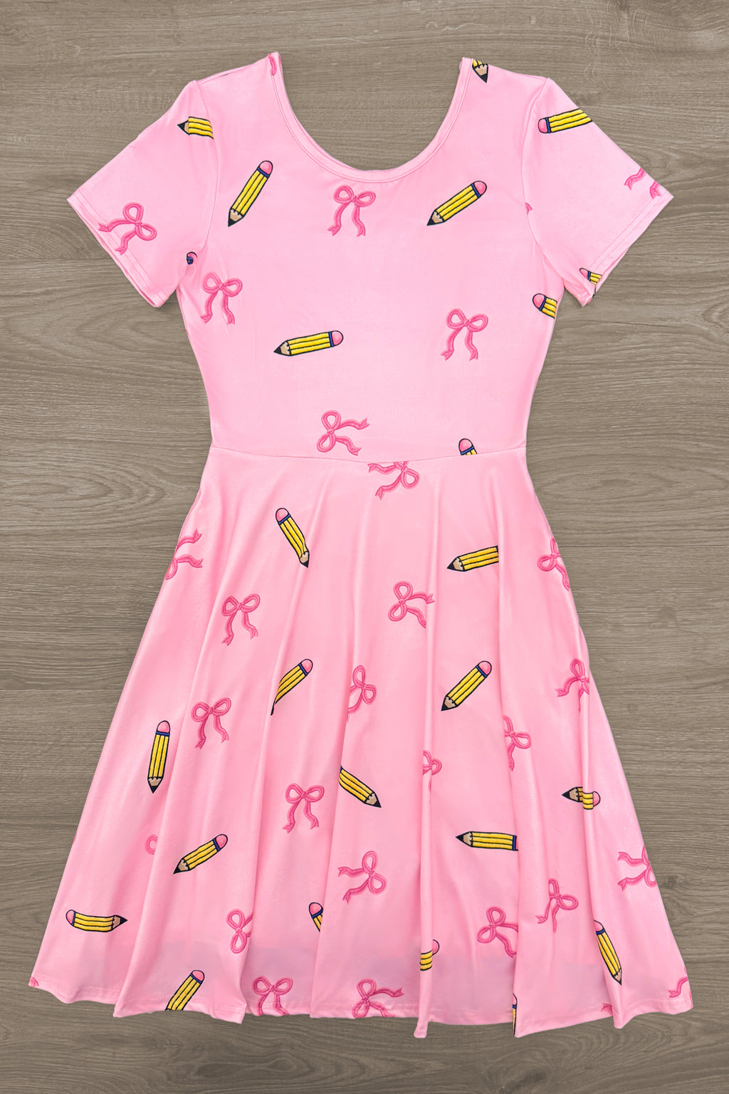 Mom & Me - Pink Pencil & Bow Dress